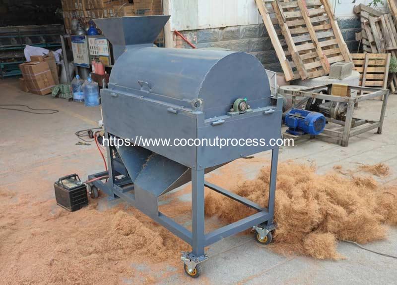 Diesel-Engine-Type-Coconut-Shell-Fiber-Crushing-Making-Machine