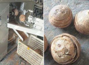 High Speed Coconut Hard Shell Removing Machine High Speed Coconut Hard Shell Removing Machine