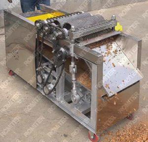 Automatic Coconut Husk Cube Cutting Machine