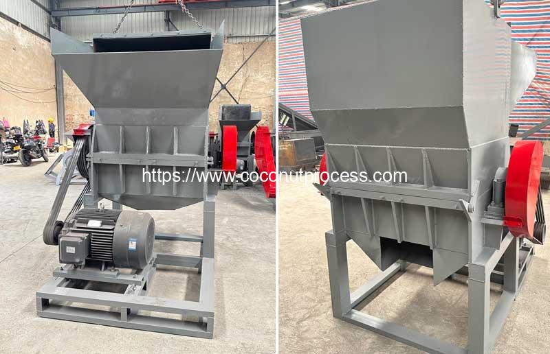 Automatic-Coconut-Husk-Granule-Crushing-Making-Machine