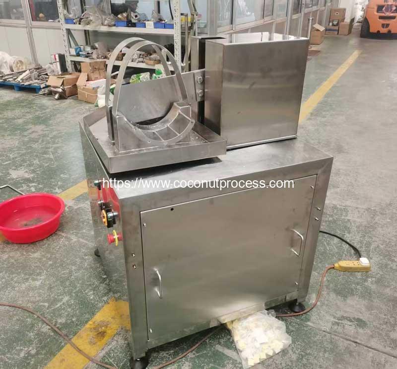 Automatic-Coconut-Half-Dividing-Cutting-Machine-for-Guyana-Customer