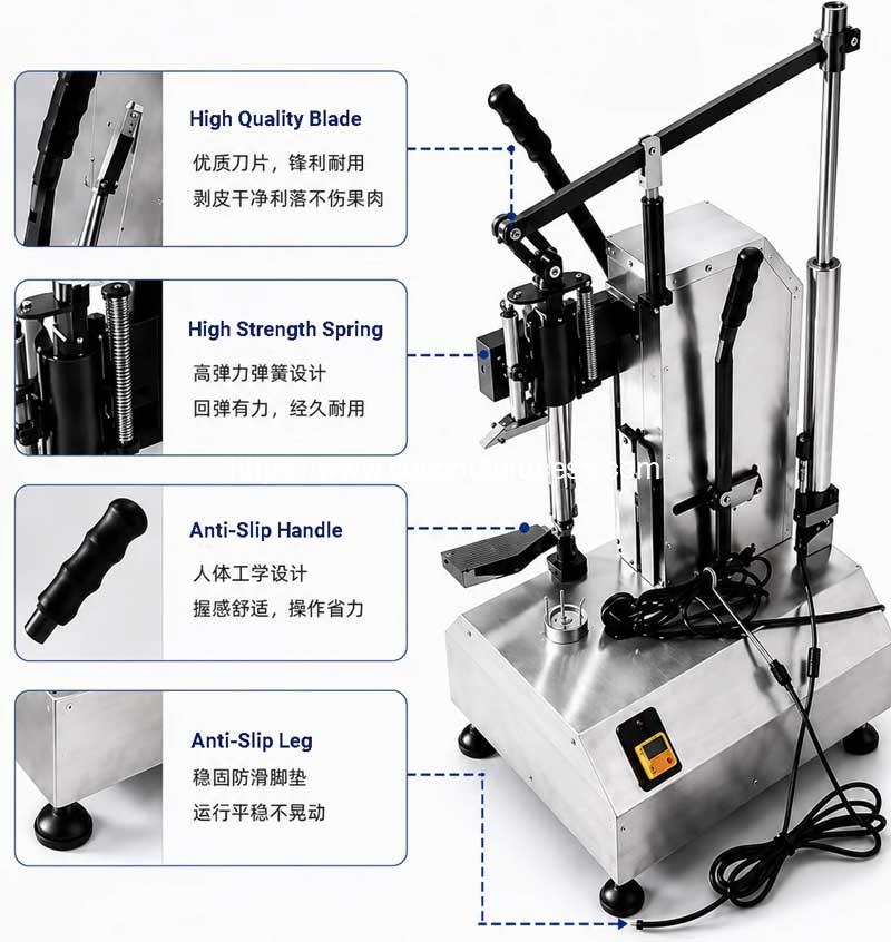 Automatic-Coconut-Peeling-Machine-Structure